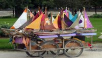 Sail Boats at the Tuilleries Gardens in Paris