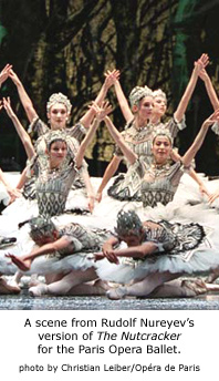 A scene from Rudolf Nureyev's version of The Nutcraker - photo by Christian Leiber